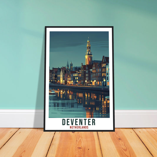 Deventer Travel Print Holland Wall Art Wall Hanging Home Décor Deventer Gift Art Lover Gift Dutch Artwork Gift The Netherlands Travel Poster