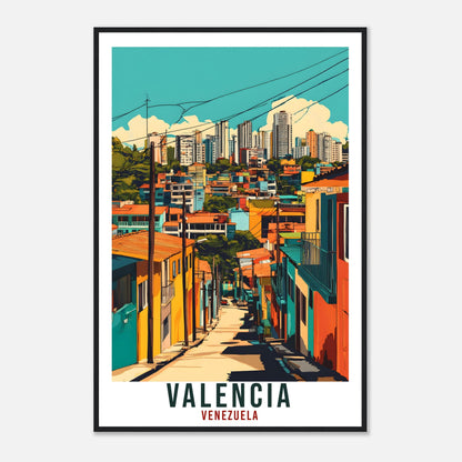 Valencia Travel Print Venezuela Decor Valencia Wall Art Gift Wall Hanging Art Lover Valencia Venezuelan Artwork Travel Poster Travel Art