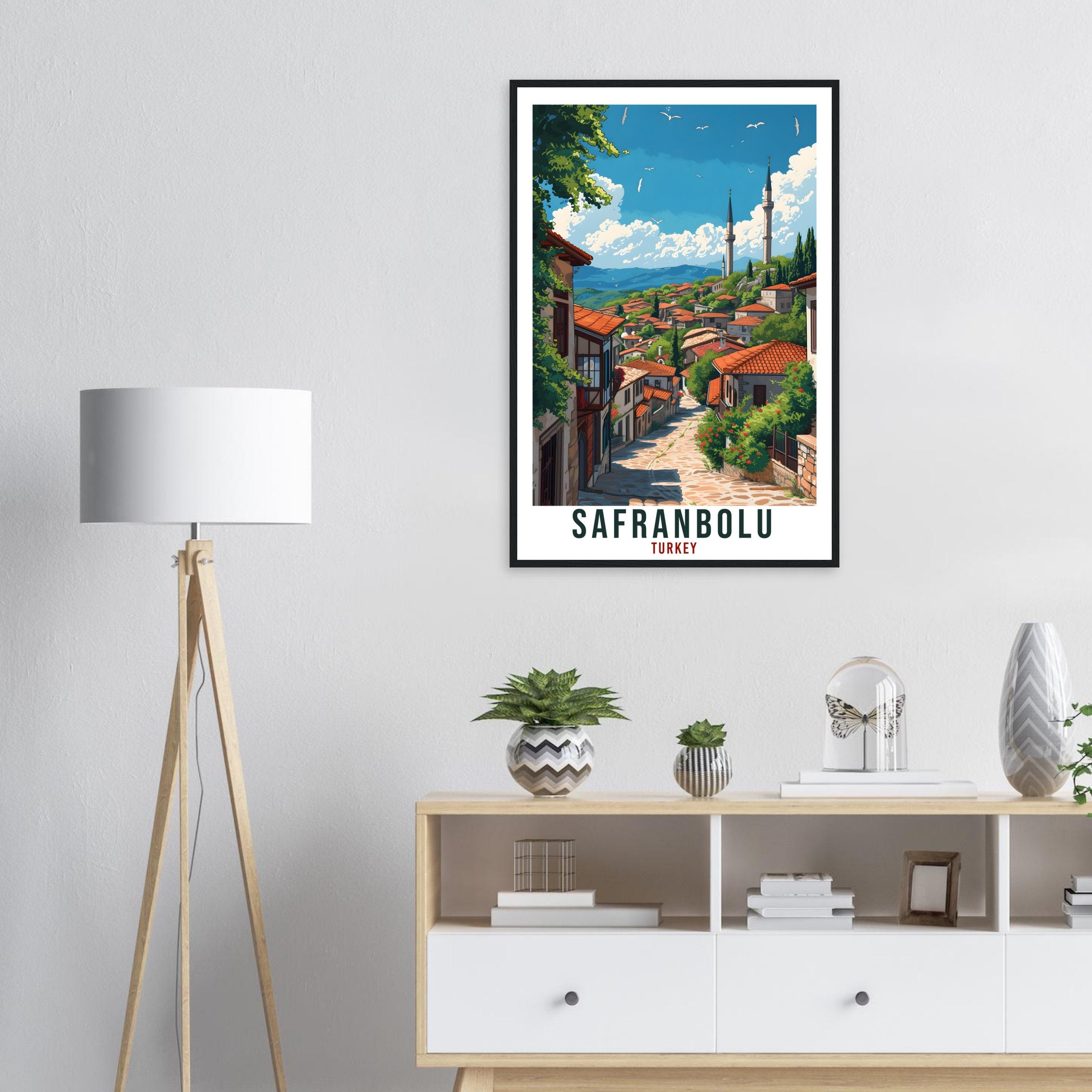 Safranbolu Travel Print Turkey Home Decoration Turkish City Wall Art Gift Wall Hanging Art Lover Turkey Artwork Safranbolu Travel Poster
