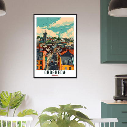 Drogheda Travel Print Ireland Wall Art Wall Hanging Home Décor Drogheda Louth Gift Art Lovers Gift Irish Artwork Gift Ireland Travel Poster