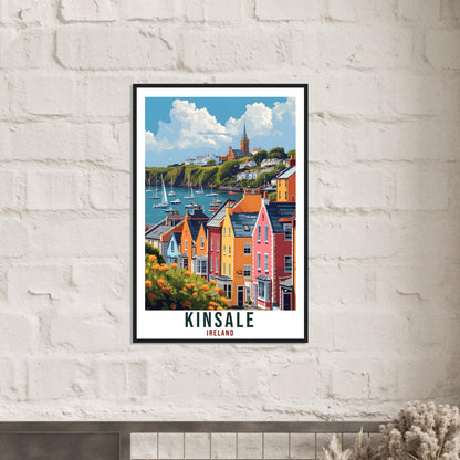 Kinsale Travel Print Ireland Home Decoration Kinsale Wall Art Gift Wall Hanging Art Lover Irish Artwork Ireland Kinsale Travel Poster Gift