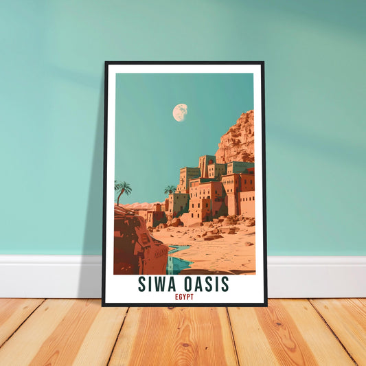 Siwa Oasis Egypt Travel Print Wall Art Wall Hanging Home Décor Siwa Oasis Gift Art Lovers Egypt Artwork Gift Print African Landmark Poster