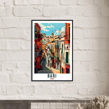 Bari Travel Print Italy Bari Wall Art Wall Hanging Home Living Décor Bari Gift Art Lovers Gift Italy Artwork Gift Italian Travel Poster