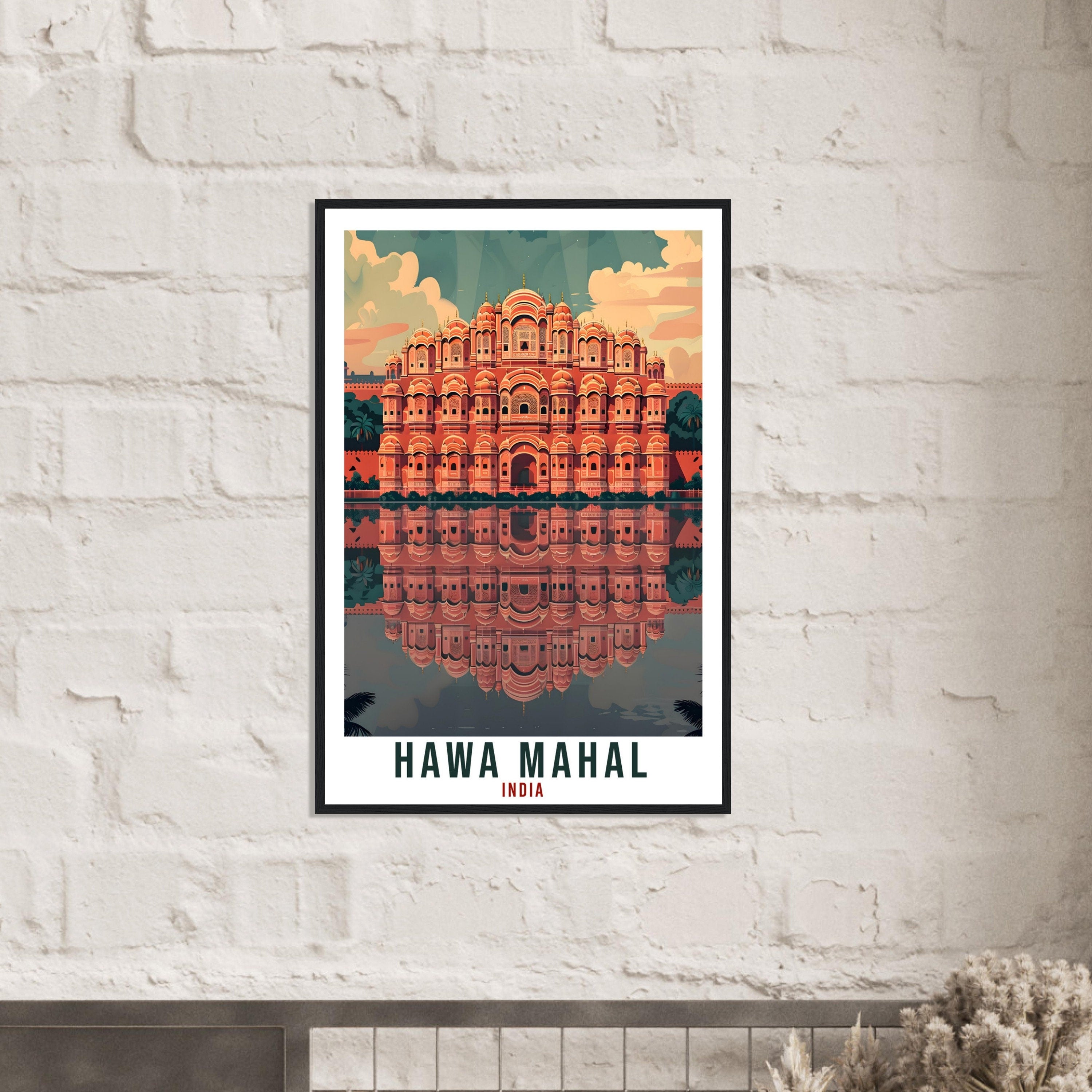 Hawa Mahal Travel Print India Home Decoration Wall Art Gift Wall Hanging Art Lover Indian Artwork India Hawa Mahal Travel Poster Print