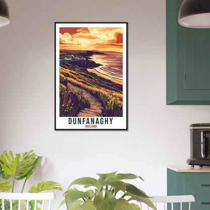 Dunfanaghy Travel Print Ireland Home Decor Donegal Wall Art Gift Wall Hanging Art Lover Dunfanaghy Irish Artwork Travel Poster Ireland Art