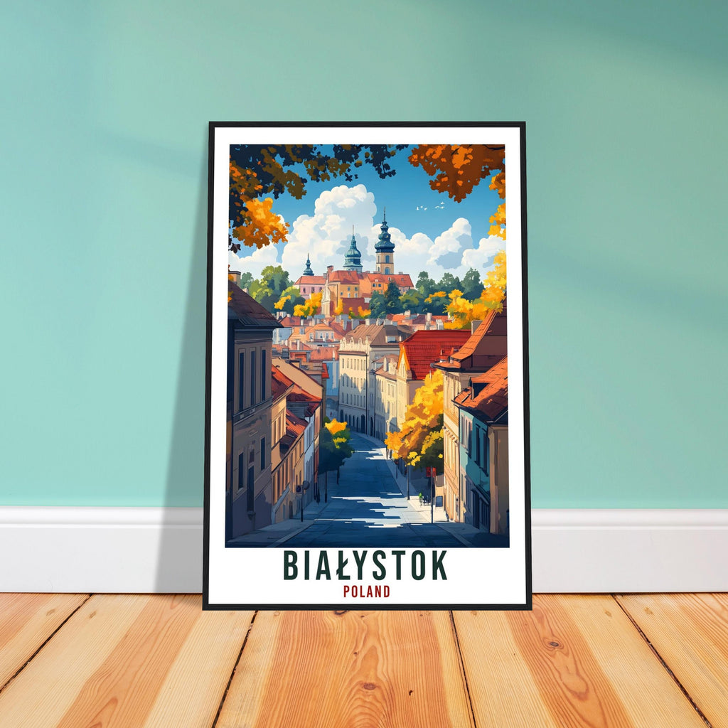 Białystok Travel Print Poland Home Decor Białystok Wall Art Gift Wall Hanging Art Lover Białystok Polish Artwork Travel Poster Poland Travel