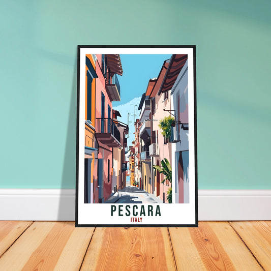 Pescara Travel Print Italy Wall Art Wall Hanging Home Living Décor Pescara Gift Art Lovers Gift Italy Artwork Gift Italian Travel Poster