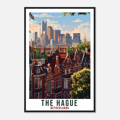 The Hague Travel Print Holland Wall Art Wall Hanging Home Décor The Hague Gift Art Lovers Gift Dutch Artwork The Netherlands Travel Poster