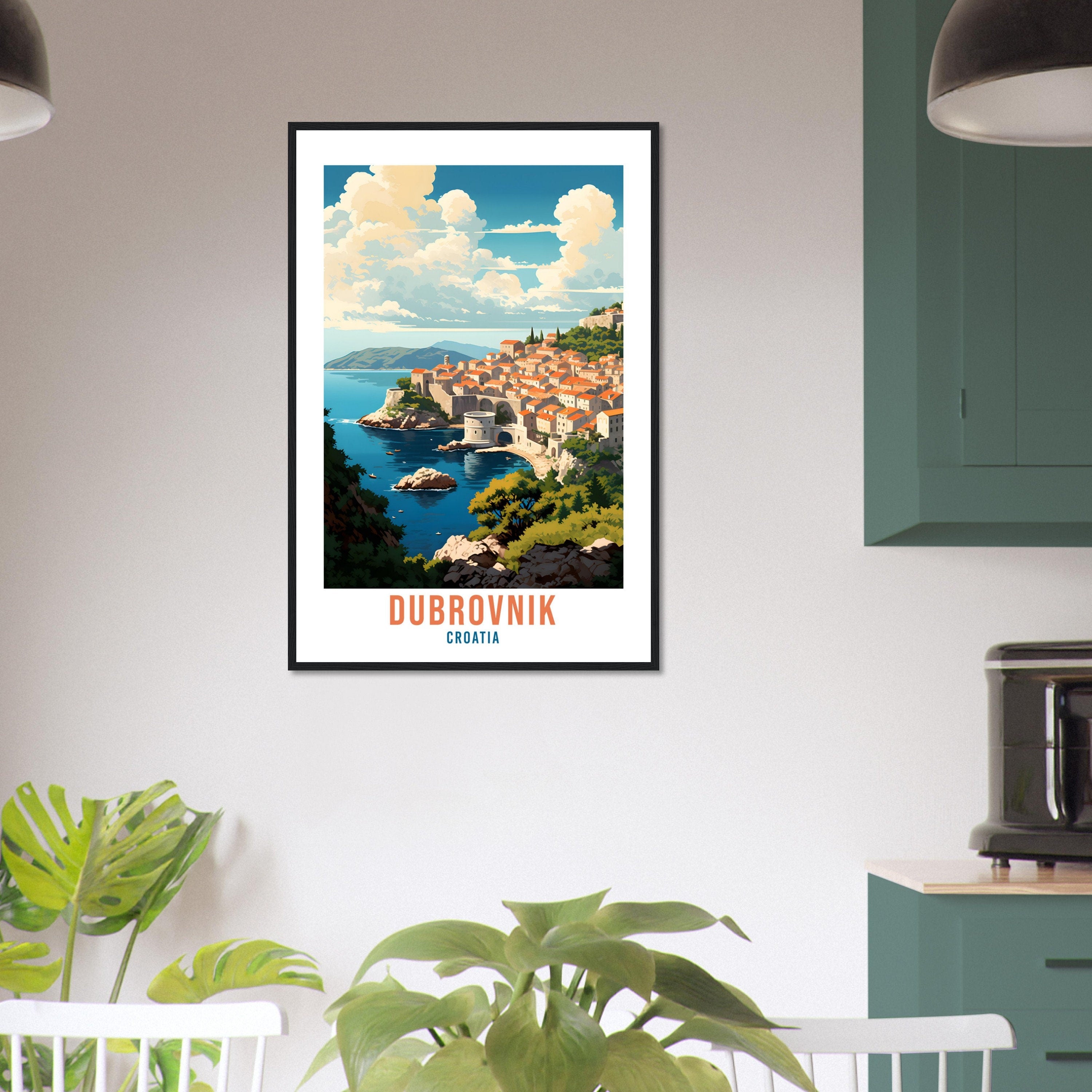 Dubrovnik Croatia Travel Print Wall Art Dubrovnik Wall Hanging Home Décor Croatia Gift Art Lovers Dubrovnik Art Lover Gift Croatia Print