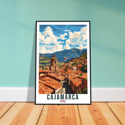 Cajamarca Travel Print Peru Home Decor Cajamarca Wall Art Gift Wall Hanging Art Lover Cajamarca Peruvian Artwork Travel Poster Travel Art