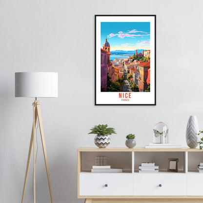 Nice France Travel Print Wall Art Nice Wall Hanging Home Décor Nice Gift Art Lovers France Art Lover Gift Nice Print Nice City France Print