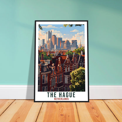 The Hague Travel Print Holland Wall Art Wall Hanging Home Décor The Hague Gift Art Lovers Gift Dutch Artwork The Netherlands Travel Poster