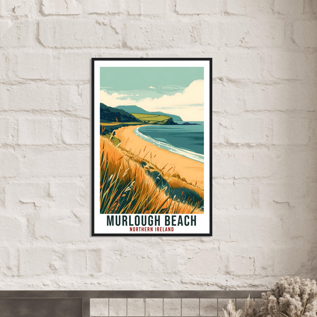 Murlough Beach Travel Print Ireland Wall Art Wall Hanging Home Décor Murlough Beach Gift  Irish Artwork Gift Northern Ireland Travel Poster