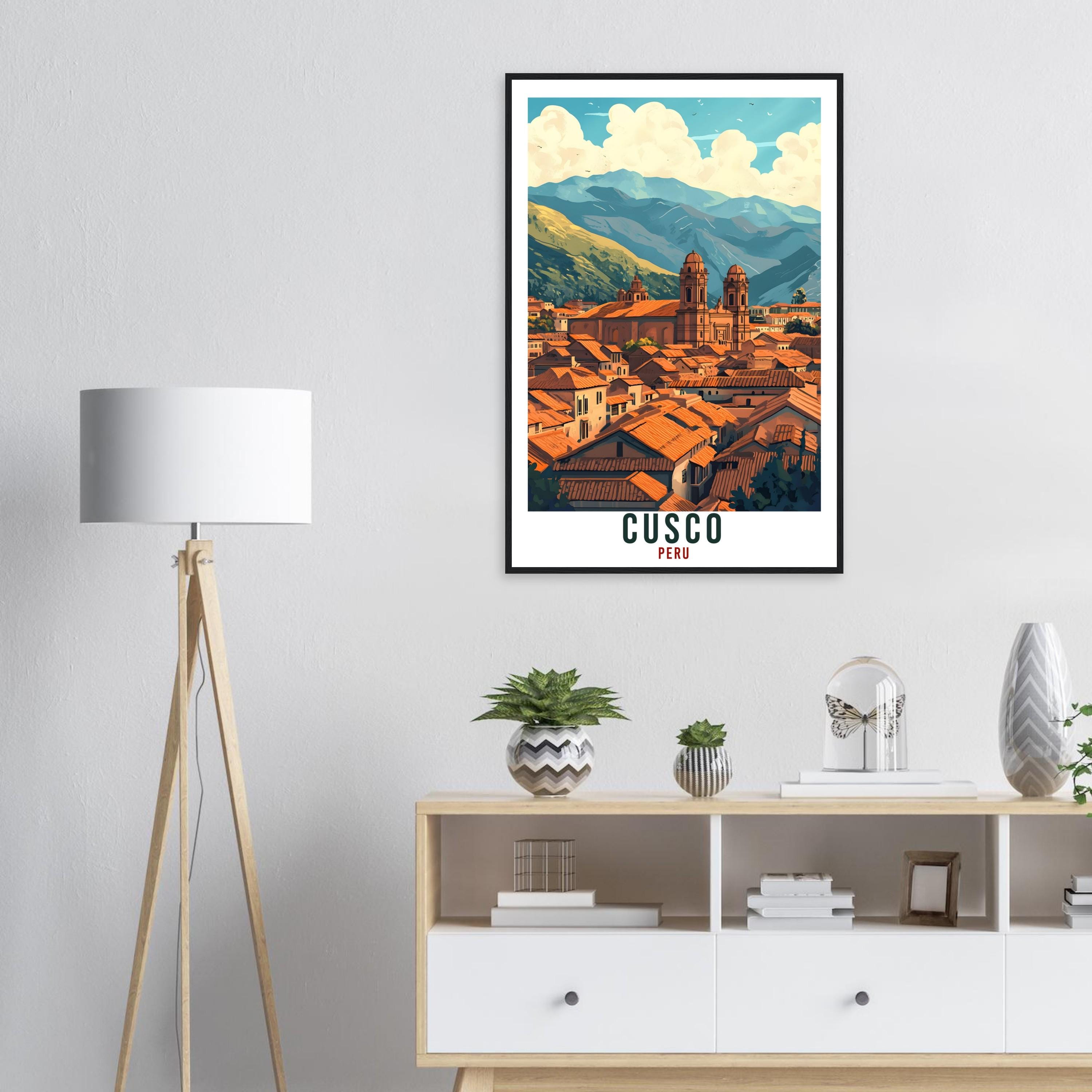 Cusco Travel Print Peru Home Decor Cusco Wall Art Gift Wall Hanging Art Lover Cusco Peruvian Artwork Travel Poster Cusco Travel Art