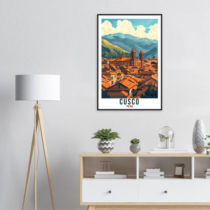 Cusco Travel Print Peru Home Decor Cusco Wall Art Gift Wall Hanging Art Lover Cusco Peruvian Artwork Travel Poster Cusco Travel Art
