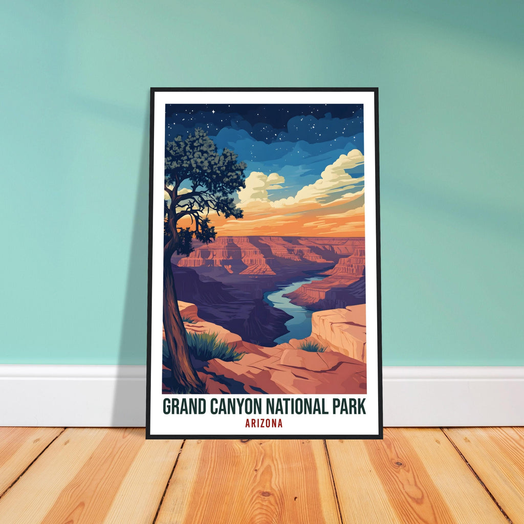 Grand Canyon National Park Arizona USA Travel Print Wall Art Wall Hanging Home Décor Grand Canyon Gift Travel Art USA Artwork Travel Poster