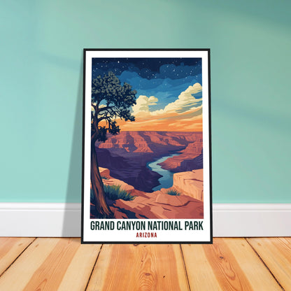 Grand Canyon National Park Arizona USA Travel Print Wall Art Wall Hanging Home Décor Grand Canyon Gift Travel Art USA Artwork Travel Poster