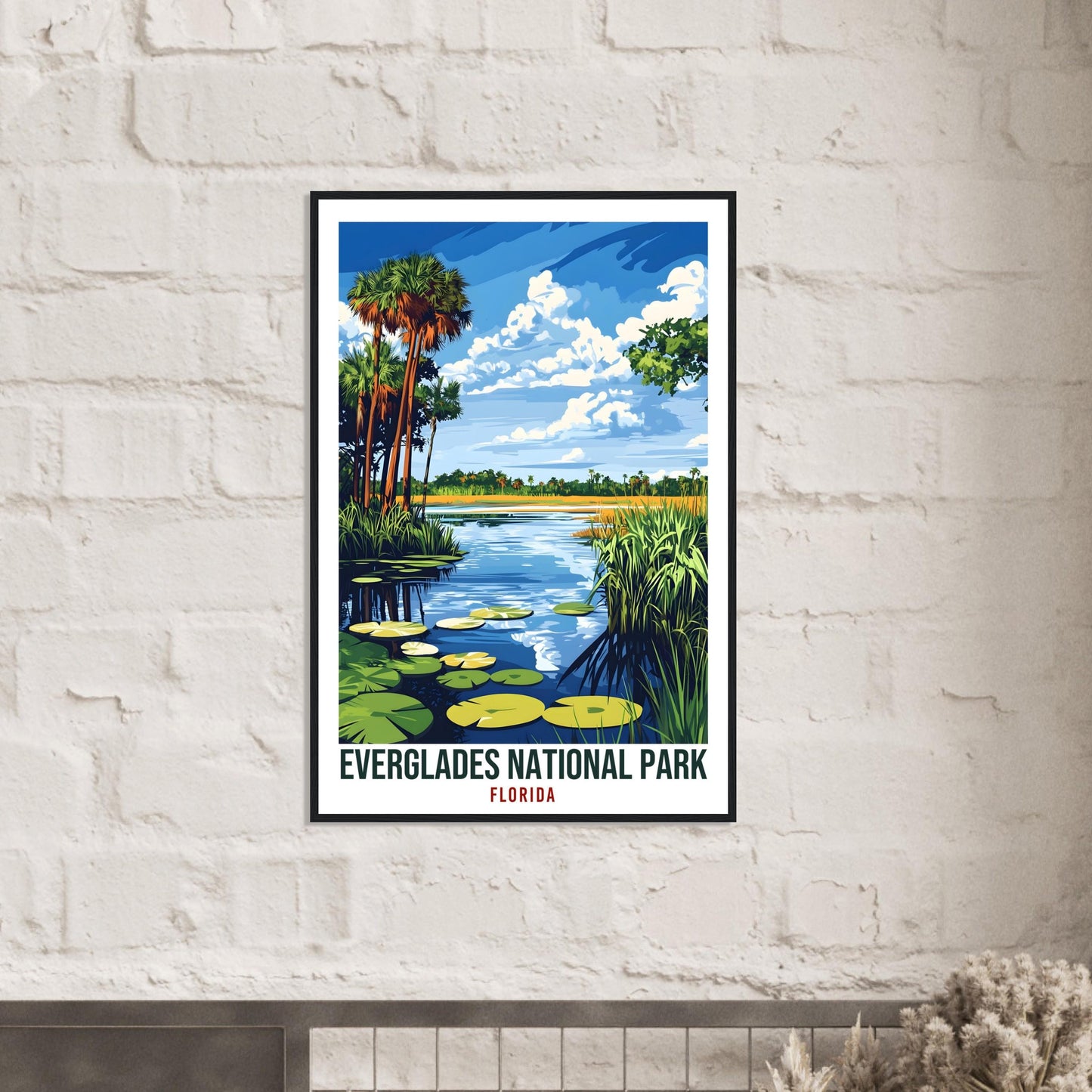 Everglades National Park Florida USA Travel Print Wall Art Wall Hanging Home Décor Everglades Gift Travel Art USA Artwork Travel Poster