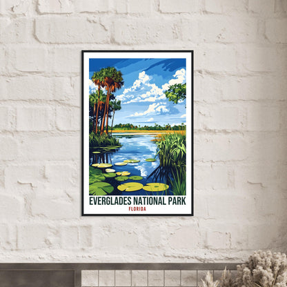 Everglades National Park Florida USA Travel Print Wall Art Wall Hanging Home Décor Everglades Gift Travel Art USA Artwork Travel Poster