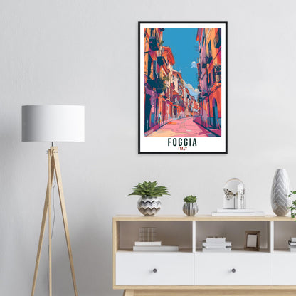Foggia Travel Print Italy Wall Art Foggia Wall Hanging Home Living Décor Foggia Gift Art Lovers Italy Artwork Gift Italian Travel Poster