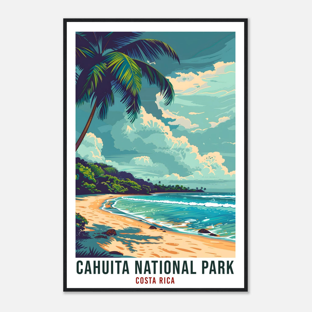 Cahuita National Park Costa Rica Travel Print Wall Art Wall Hanging Home Décor Cahuita Gift Artwork Travel Art Costa Rica Travel Poster