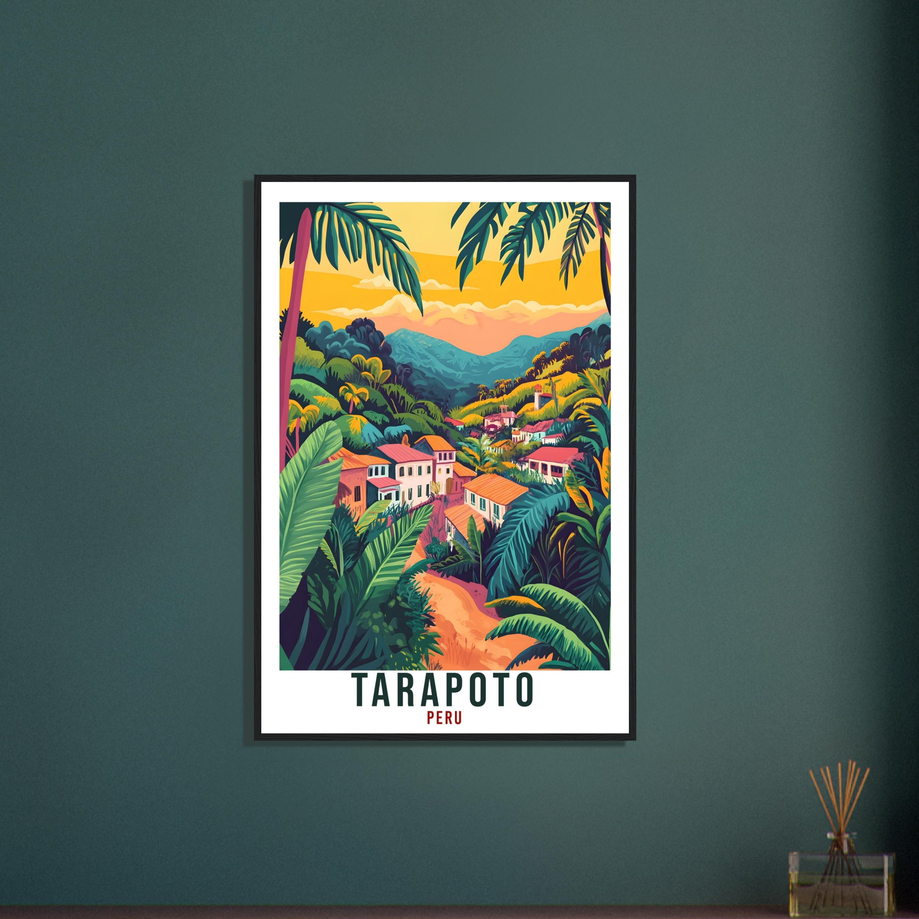 Tarapoto Travel Print Peru Home Decor Tarapoto Wall Art Gift Wall Hanging Art Lover Tarapoto Peruvian Artwork Travel Poster Travel Art