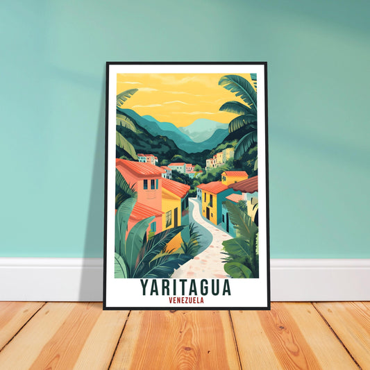 Yaritagua Travel Print Venezuela Home Decor Wall Art Gift Wall Hanging Art Lover Yaritagua Venezuelan Artwork Travel Poster Travel Gift