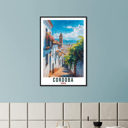 Cordoba Travel Print Spain Home Decoration Cordoba Spanish City Wall Art Gift Wall Hanging Art Lover Spain Artwork Cordoba Travel Poster