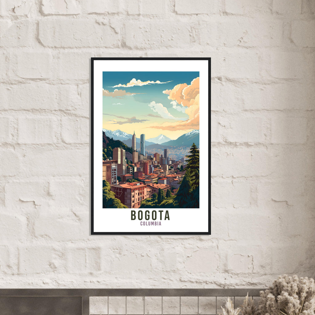 Bogota Travel Print Columbian Wall Art Bogota Wall Hanging Home Décor Gift Art Lovers Columbian Art Lover Gift Bogota Columbia Print