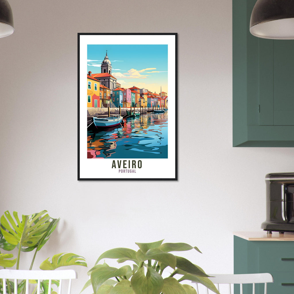 Aveiro Travel Print Wall Art Aveiro Home Decor Aveiro Wall Hanging Gift Portugal Travel Gift Portugal Wall Decor Aveiro Travel Decor Gift