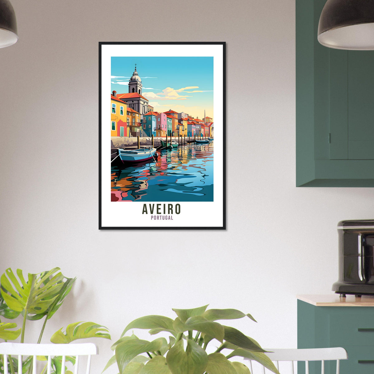 Aveiro Travel Print Wall Art Aveiro Home Decor Aveiro Wall Hanging Gift Portugal Travel Gift Portugal Wall Decor Aveiro Travel Decor Gift
