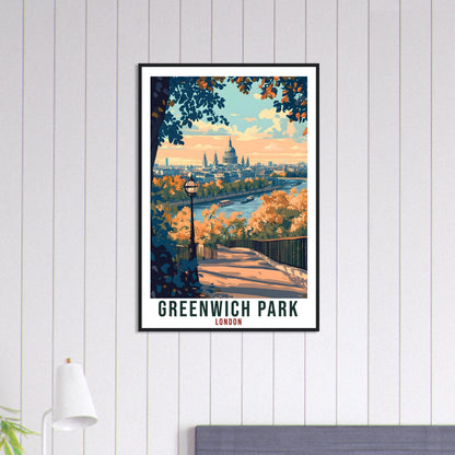 Greenwich Park London Travel Print England Home Decor London Wall Art Gift Wall Hanging Art Lover Greenwich Park England Artwork Poster UK