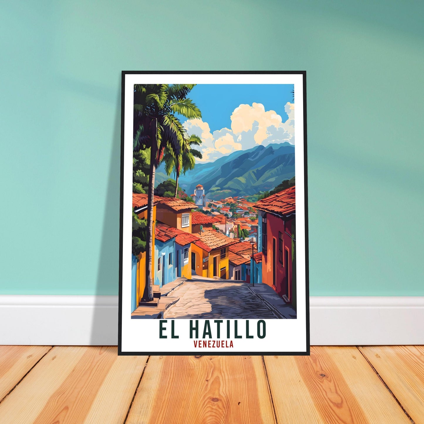 El Hatillo Travel Print Venezuela Home Decor Wall Art Gift Wall Hanging Art Lover El Hatillo Venezuelan Artwork Travel Poster Travel Gift