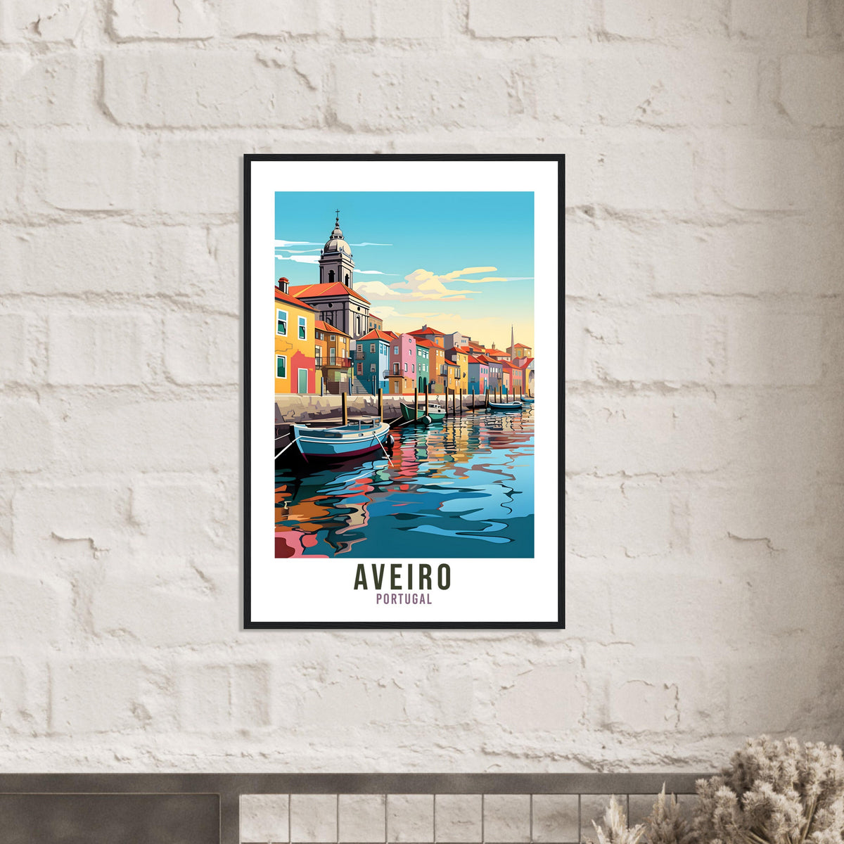 Aveiro Travel Print Wall Art Aveiro Home Decor Aveiro Wall Hanging Gift Portugal Travel Gift Portugal Wall Decor Aveiro Travel Decor Gift