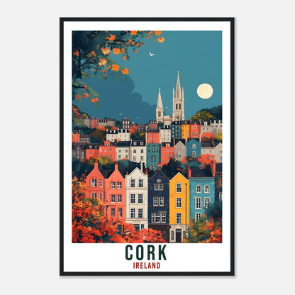 Cork Travel Print Ireland Home Decoration Irish Cork Wall Art Gift Wall Hanging Art Lover Irish Artwork Ireland Cork Travel Poster Gift