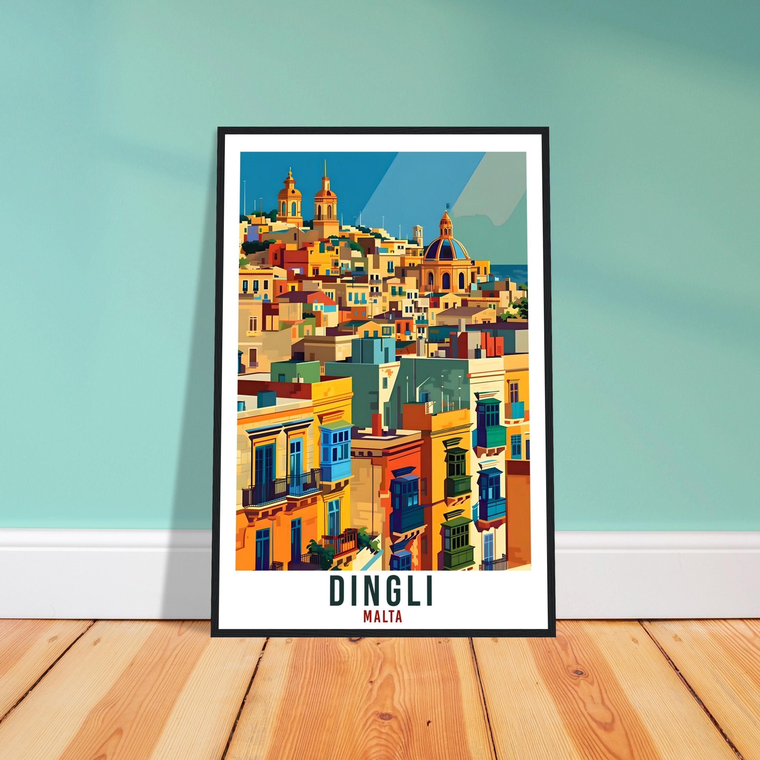 Dingli Travel Print Malta Wall Art Wall Hanging Home Living Décor Dingli Gift Art Lovers Gift Malta Artwork Gift Dingli Malta Travel Poster