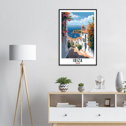Ibiza Travel Print Spain Home Decoration Ibiza Art Gift Spanish City Wall Art Gift Wall Hanging Art Lover Spain Artwork Ibiza Travel Poster