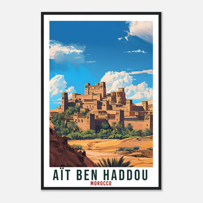Ait Ben Haddou Morocco Travel Print Wall Art Wall Hanging Home Décor Ait Ben Haddou Gift Art Lovers Morocco Artwork Gift Print Africa Poster