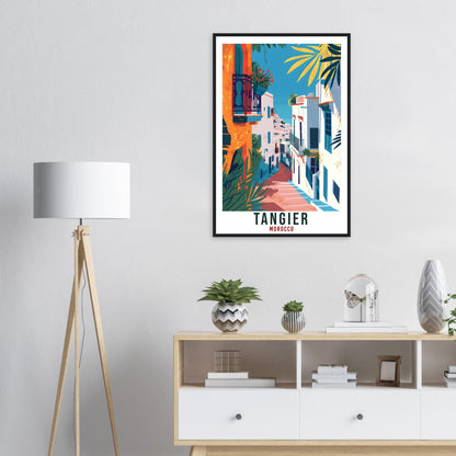 Tangier Morocco Travel Print Wall Art Wall Hanging Home Décor Tangier Gift Art Lovers Morocco Artwork Gift Print African Landmark Poster