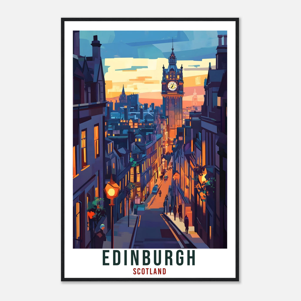 Edinburgh Scotland Travel Print Home Decor Edinburgh Wall Art Wall Hanging Art Lover Scotland Artwork Travel Poster Edinburgh Travel Art