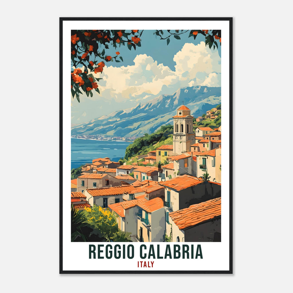 Reggio Calabria Travel Print Italy Home Decor Wall Art Gift Wall Hanging Art Lover Reggio Calabria Italian Artwork Travel Poster Travel Gift