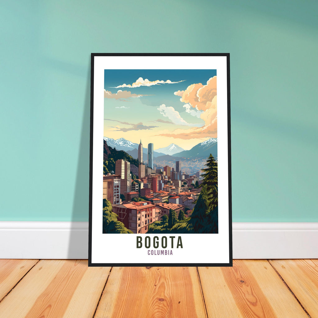 Bogota Travel Print Columbian Wall Art Bogota Wall Hanging Home Décor Gift Art Lovers Columbian Art Lover Gift Bogota Columbia Print