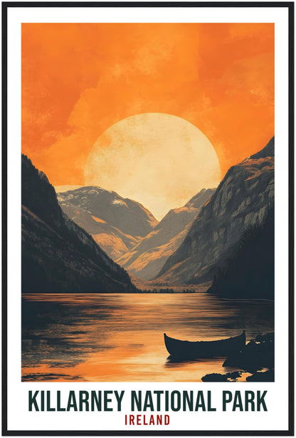 Killarney National Park Travel Print Ireland Decor Wall Art Gift Wall Hanging Art Lover Killarney Irish Artwork Travel Poster Ireland Travel