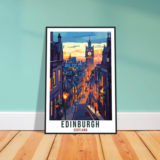 Edinburgh Scotland Travel Print Home Decor Edinburgh Wall Art Wall Hanging Art Lover Scotland Artwork Travel Poster Edinburgh Travel Art