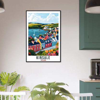 Kinsale Travel Print Ireland Home Decor Kinsale Wall Art Wall Hanging Art Lover Irish Artwork Travel Poster Kinsale Ireland Travel Art Gift