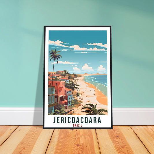 Jericoacoara Travel Print Wall Art Jericoacoara Brazil Wall Hanging Artwork Brazil Art Gift Jericoacoara Travel Poster Brazil Art Lover Gift