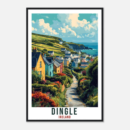 Dingle Travel Print Ireland Home Decoration Dingle Irish Town Wall Art Gift Wall Hanging Art Lover Irish Artwork Dingle Travel Poster