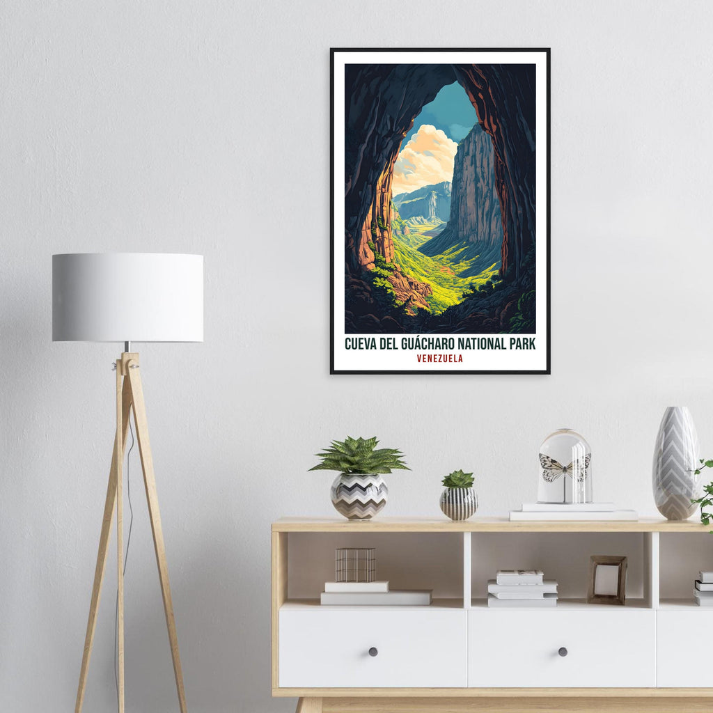 Cueva Del Guácharo National Park Travel Print Venezuela Decor Cueva Del Guácharo Travel Gift Wall Art Lover Venezuela Artwork Travel Poster