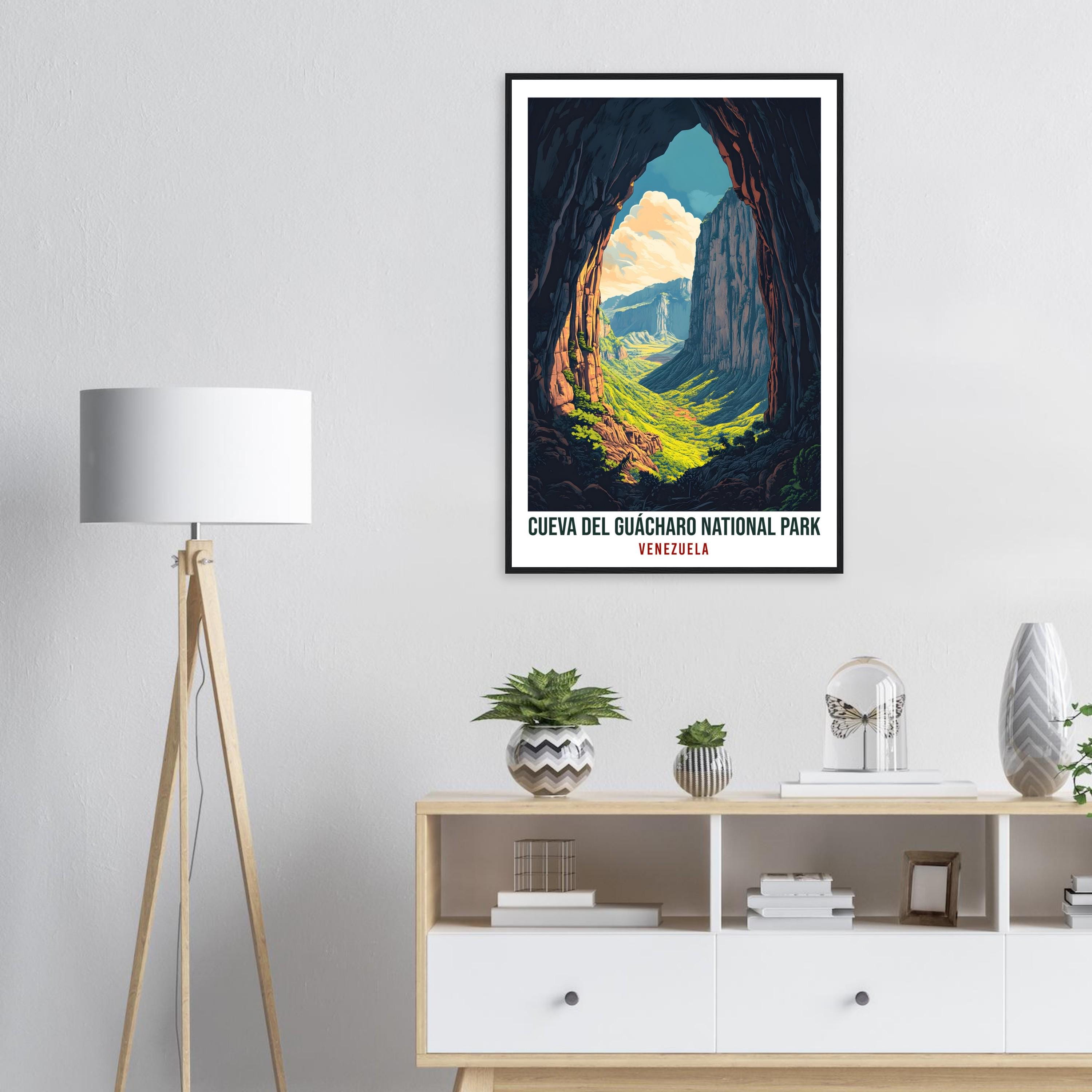 Cueva Del Guácharo National Park Travel Print Venezuela Decor Cueva Del Guácharo Travel Gift Wall Art Lover Venezuela Artwork Travel Poster
