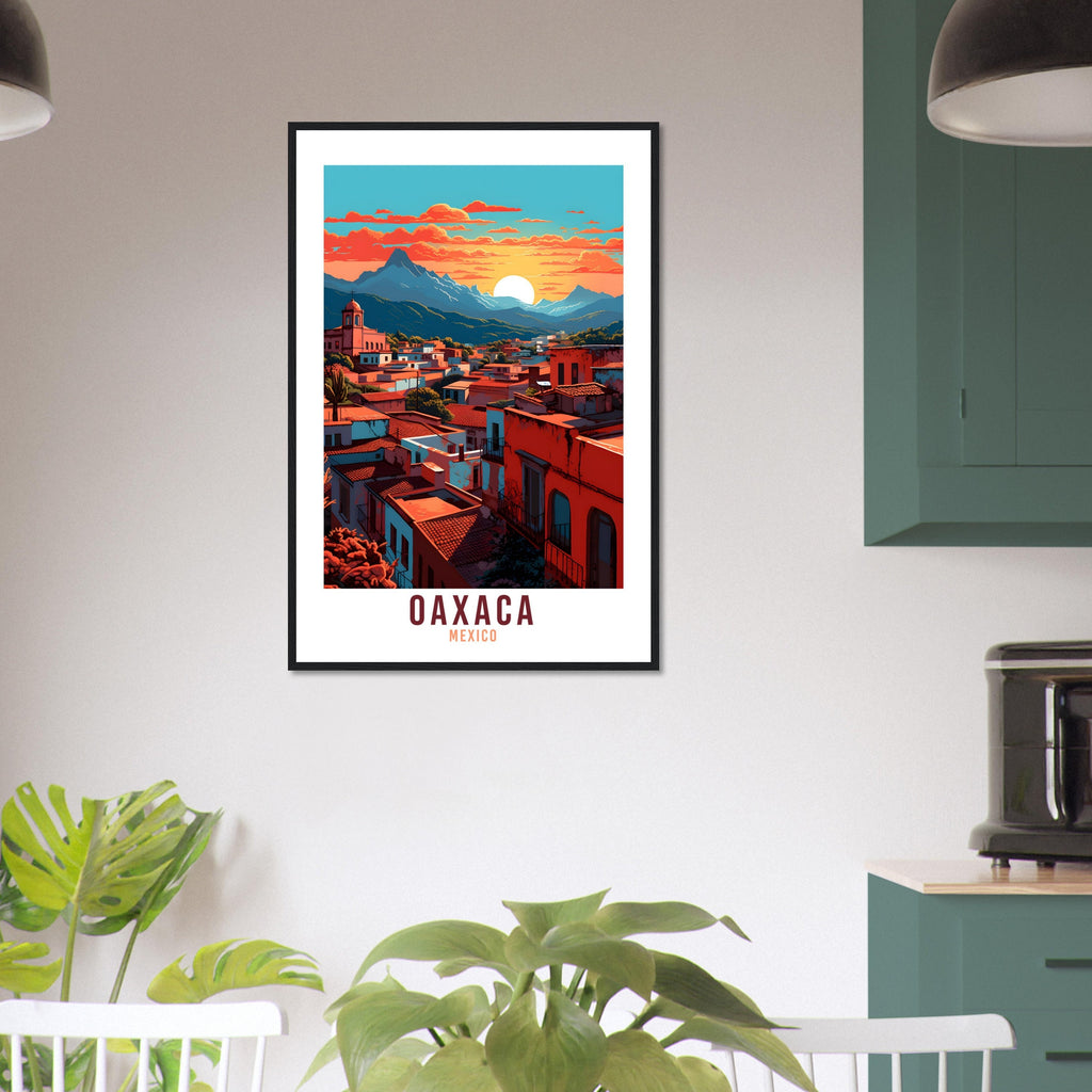 Oaxaca Travel Print Wall Art Oaxaca Mexico Wall Hanging Home Décor Oaxaca Gift Art Lovers Mexico Art Lover Gift Print Oaxaca Mexico Print